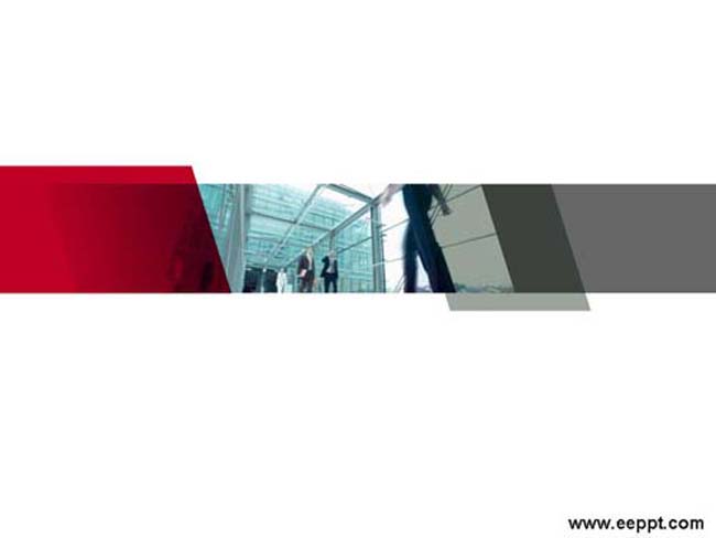 简约商务交流PPT模板免费下载