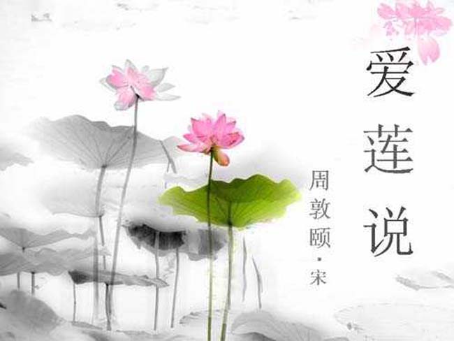 爱莲说ppt课件下载