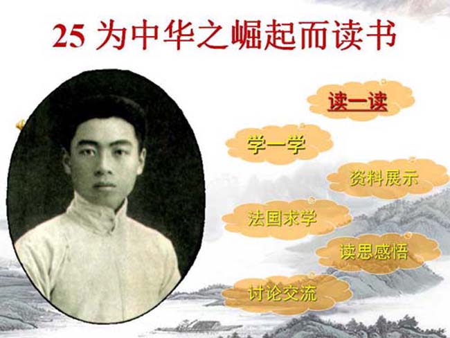 为中华之崛起而读书PPT课件模板