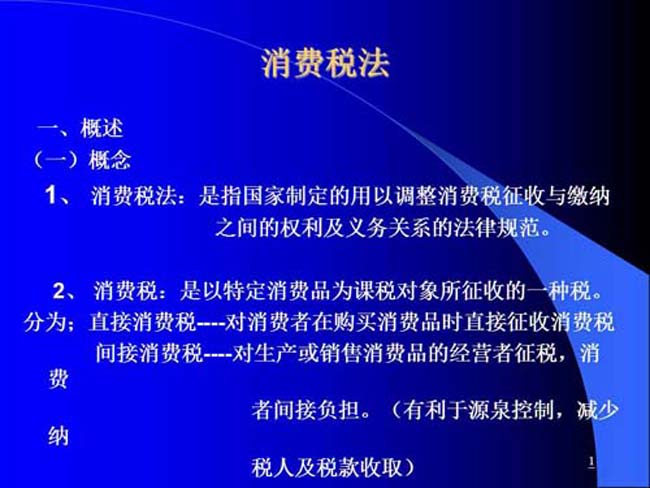 消费税法ppt课件模板