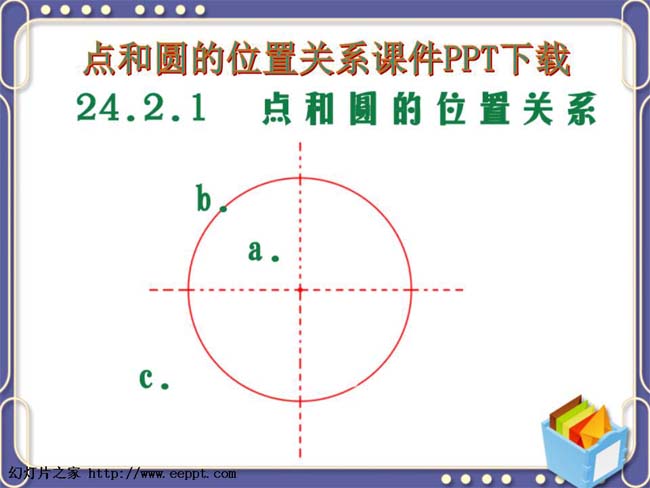 点和圆的位置关系课件PPT下载