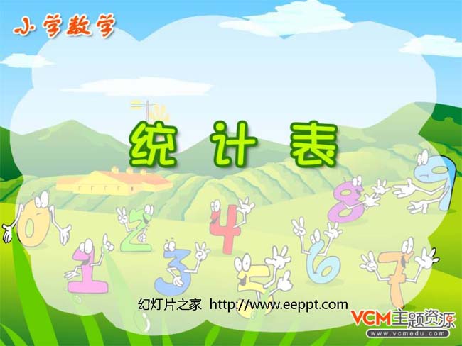 统计表ppt模板完整版免费下载